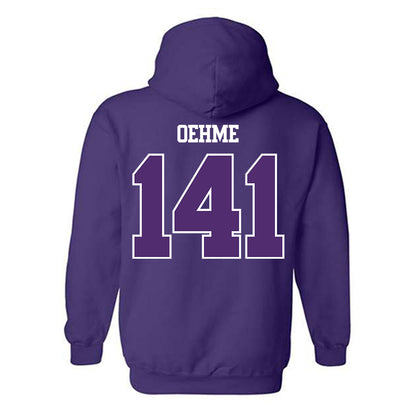 Sioux Falls - NCAA Wrestling : Jordon Oehme - Classic Shersey Hooded Sweatshirt-1