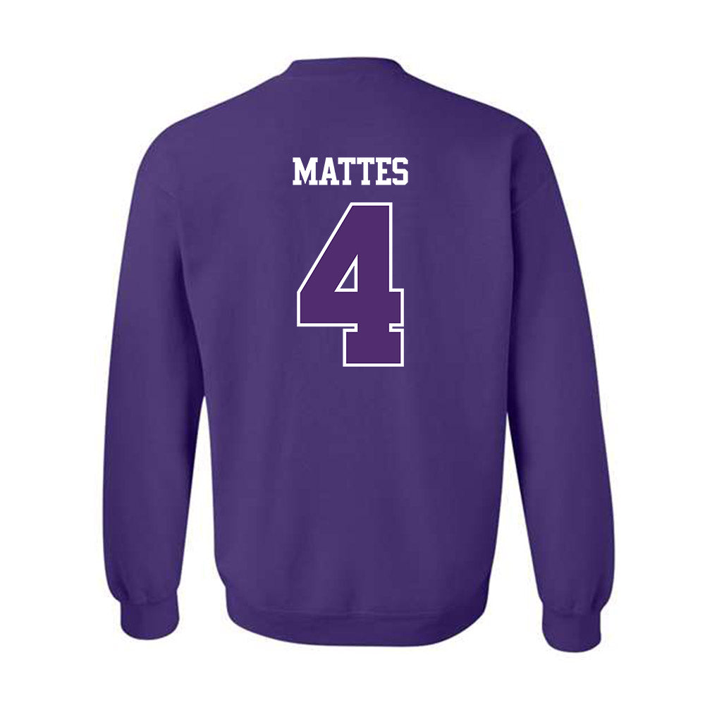 Sioux Falls - NCAA Men's Basketball : Alexander Mattes - Classic Shersey Crewneck Sweatshirt-1