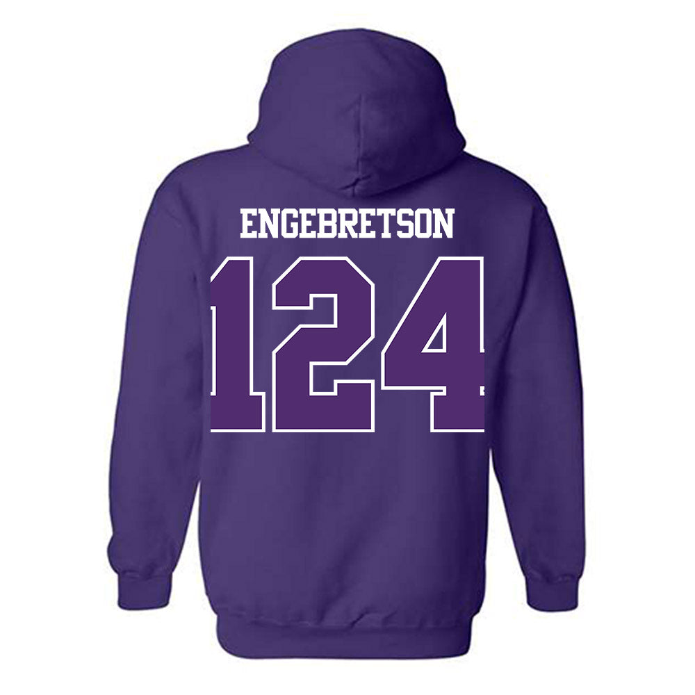 Sioux Falls - NCAA Wrestling : Elyse Engebretson - Classic Shersey Hooded Sweatshirt-1