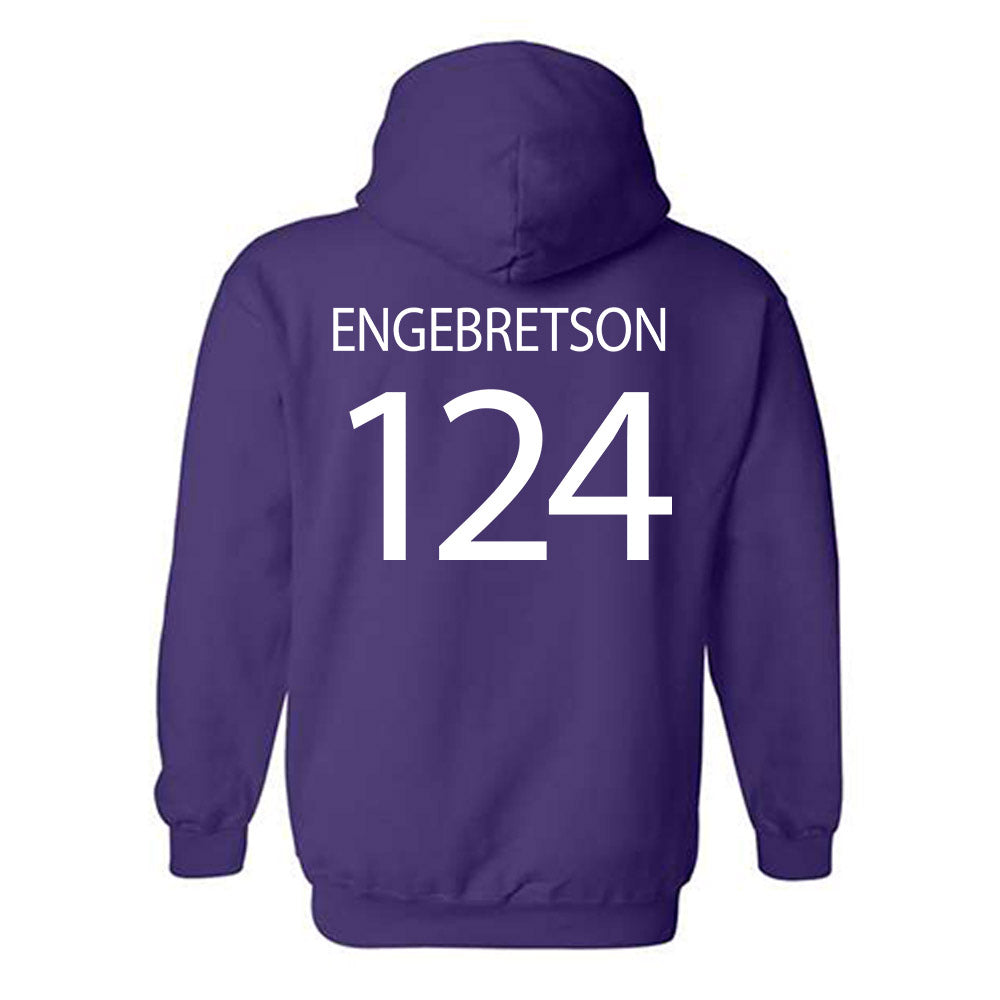 Sioux Falls - NCAA Wrestling : Elyse Engebretson - Classic Shersey Hooded Sweatshirt-1