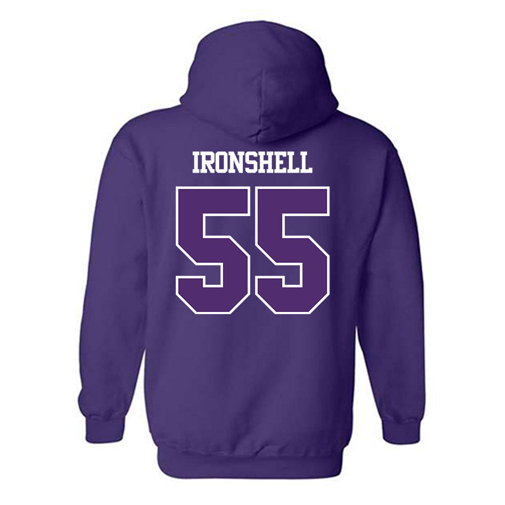 Sioux Falls - NCAA Football : DJ Ironshell - Classic Shersey Hooded Sweatshirt-1