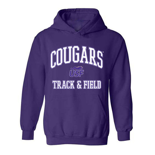 Sioux Falls - NCAA Women's Track & Field : Augusta Papik - Classic Shersey Hooded Sweatshirt-0