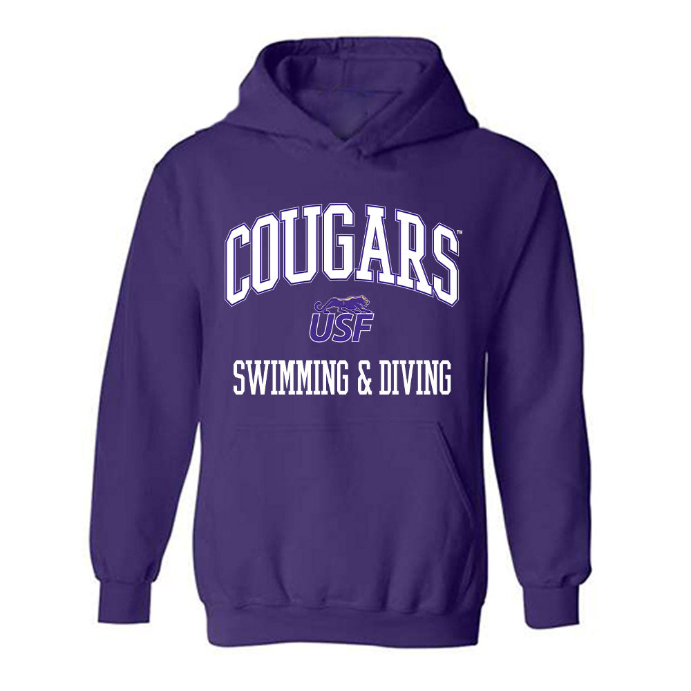 Sioux Falls - NCAA Women's Swimming & Diving : Irene Paris - Classic Shersey Hooded Sweatshirt-0