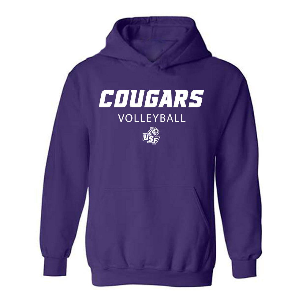 Sioux Falls - NCAA Women's Volleyball : Sadie Voss - Classic Shersey Hooded Sweatshirt-0