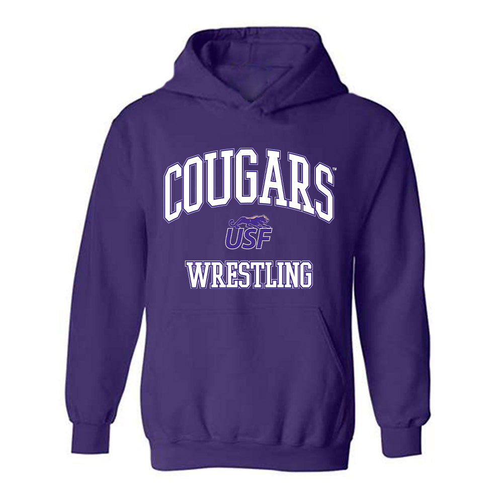 Sioux Falls - NCAA Wrestling : Timothy Lacina - Classic Shersey Hooded Sweatshirt-0