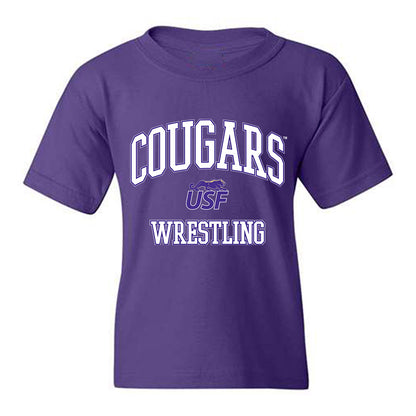 Sioux Falls - NCAA Wrestling : Luke Swanson - Classic Shersey Youth T-Shirt-0