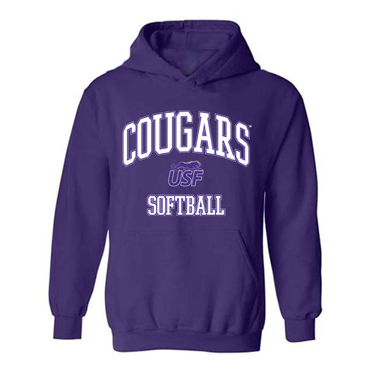 Sioux Falls - NCAA Softball : Ava Mejia - Classic Shersey Hooded Sweatshirt-0