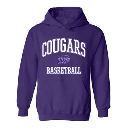 Sioux Falls - NCAA Men's Basketball : Brogan Madson - Classic Shersey Hooded Sweatshirt-0