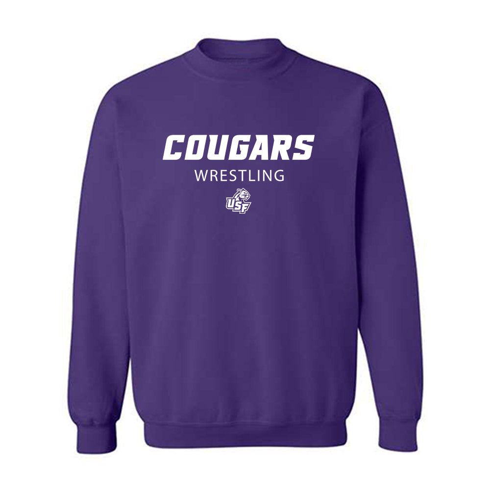 Sioux Falls - NCAA Wrestling : Vinny Mayberry - Classic Shersey Crewneck Sweatshirt-0