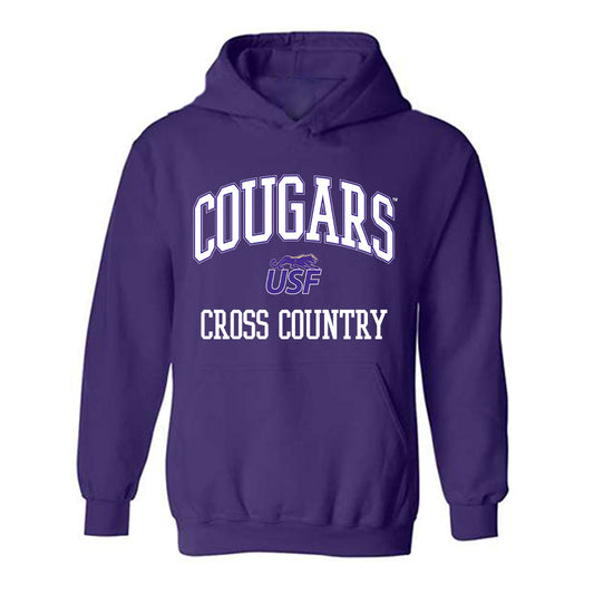 Sioux Falls - NCAA Men's Cross Country : Ethan West - Classic Shersey Hooded Sweatshirt-0