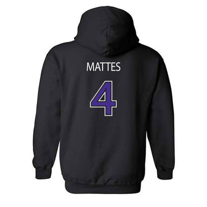 Sioux Falls - NCAA Men's Basketball : Alexander Mattes - Classic Shersey Hooded Sweatshirt-1