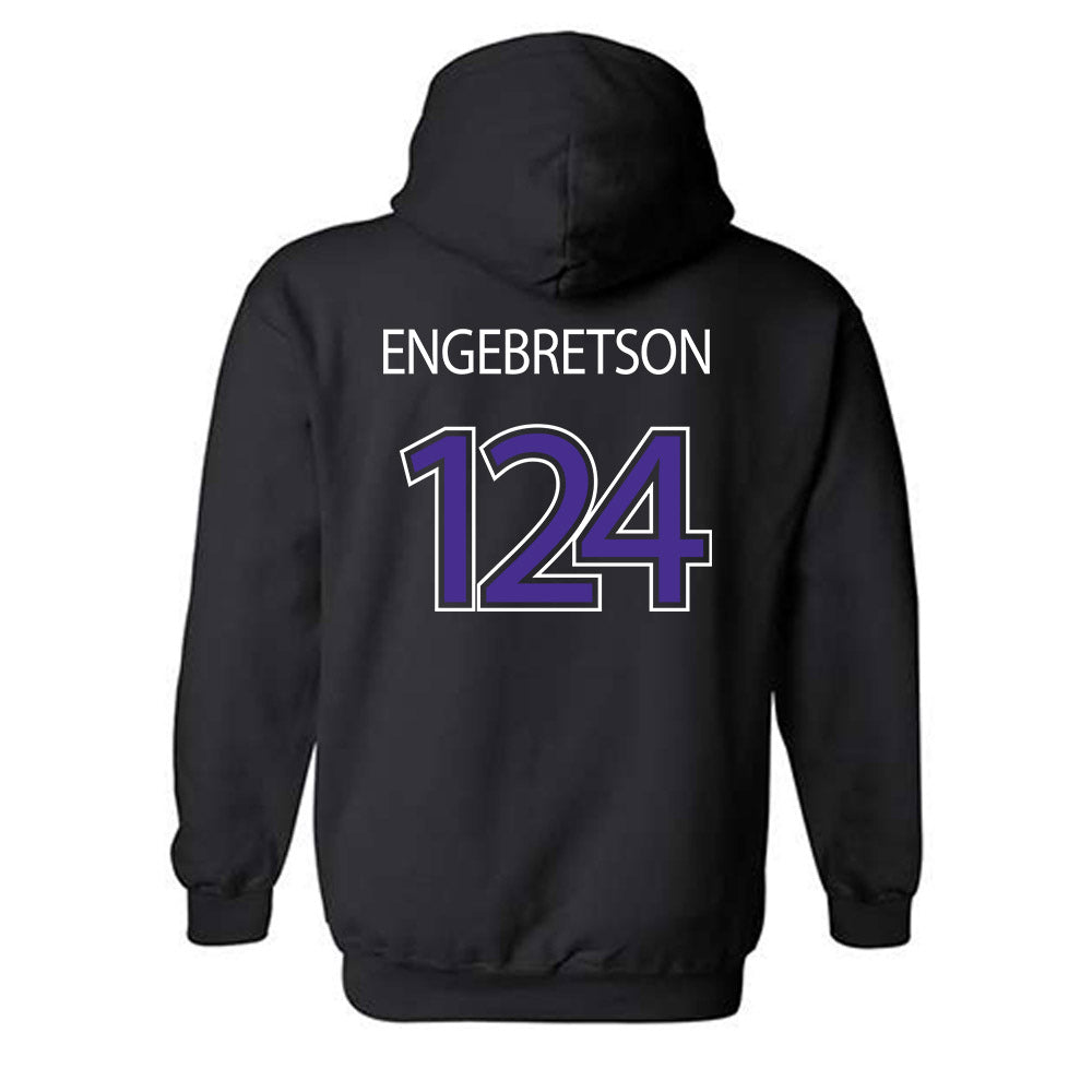 Sioux Falls - NCAA Wrestling : Elyse Engebretson - Classic Shersey Hooded Sweatshirt-1