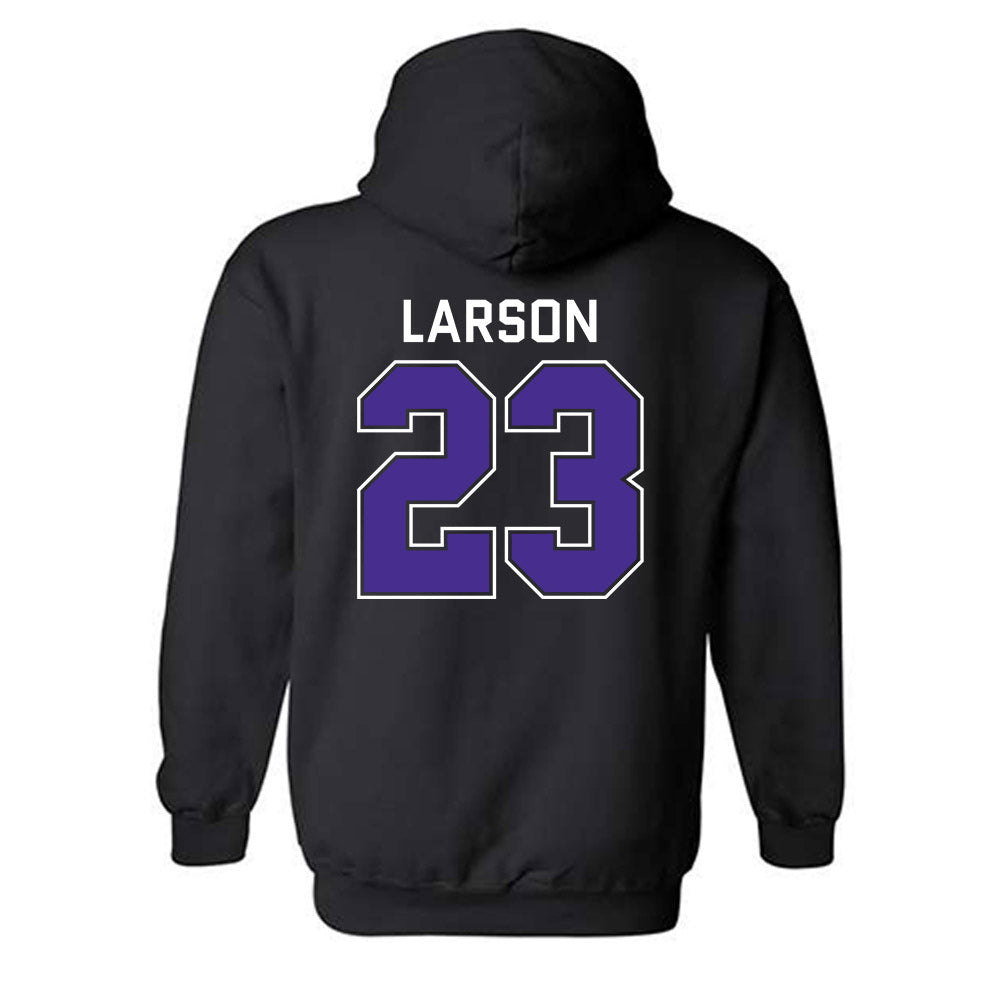 Sioux Falls - NCAA Baseball : Eli Larson - Classic Shersey Hooded Sweatshirt-1