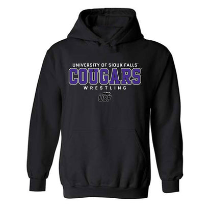 Sioux Falls - NCAA Wrestling : Timothy Lacina - Classic Shersey Hooded Sweatshirt-0