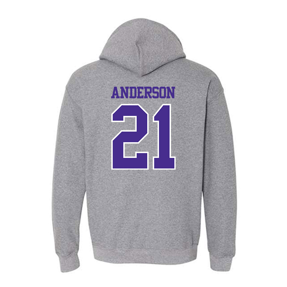 Sioux Falls - NCAA Baseball : Logan Anderson - Classic Shersey Hooded Sweatshirt-1