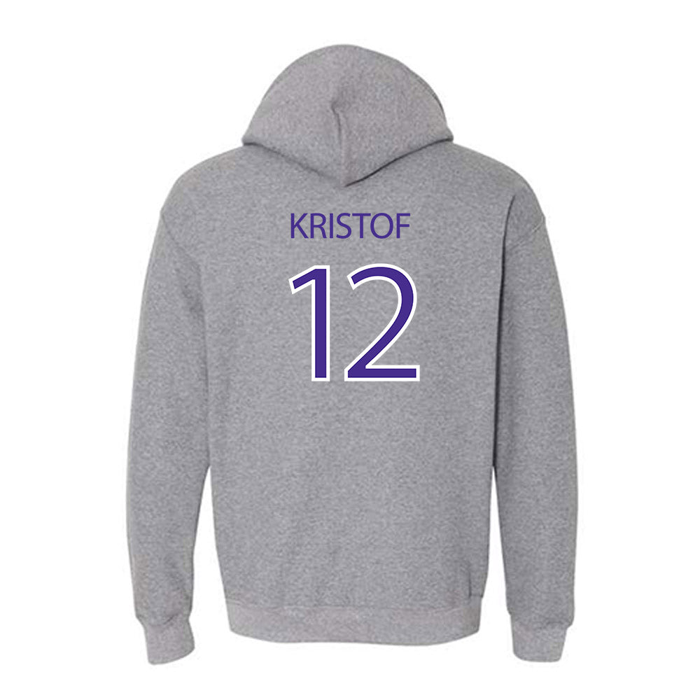 Sioux Falls - NCAA Softball : Emma Kristof - Classic Shersey Hooded Sweatshirt-1