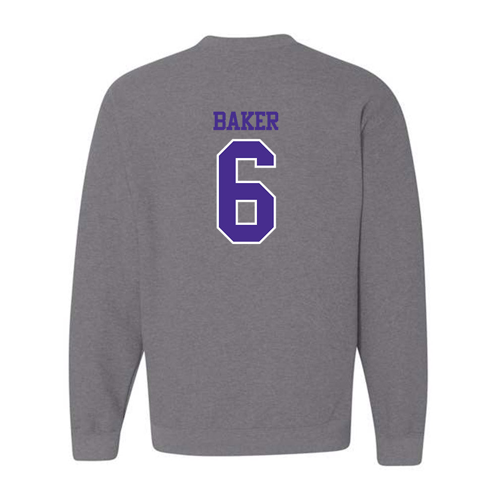 Sioux Falls - NCAA Men's Basketball : Josh Baker - Classic Shersey Crewneck Sweatshirt-1