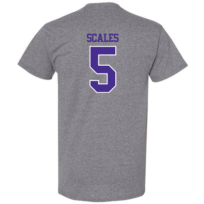 Sioux Falls - NCAA Men's Basketball : Kenji Scales - Classic Shersey T-Shirt-1