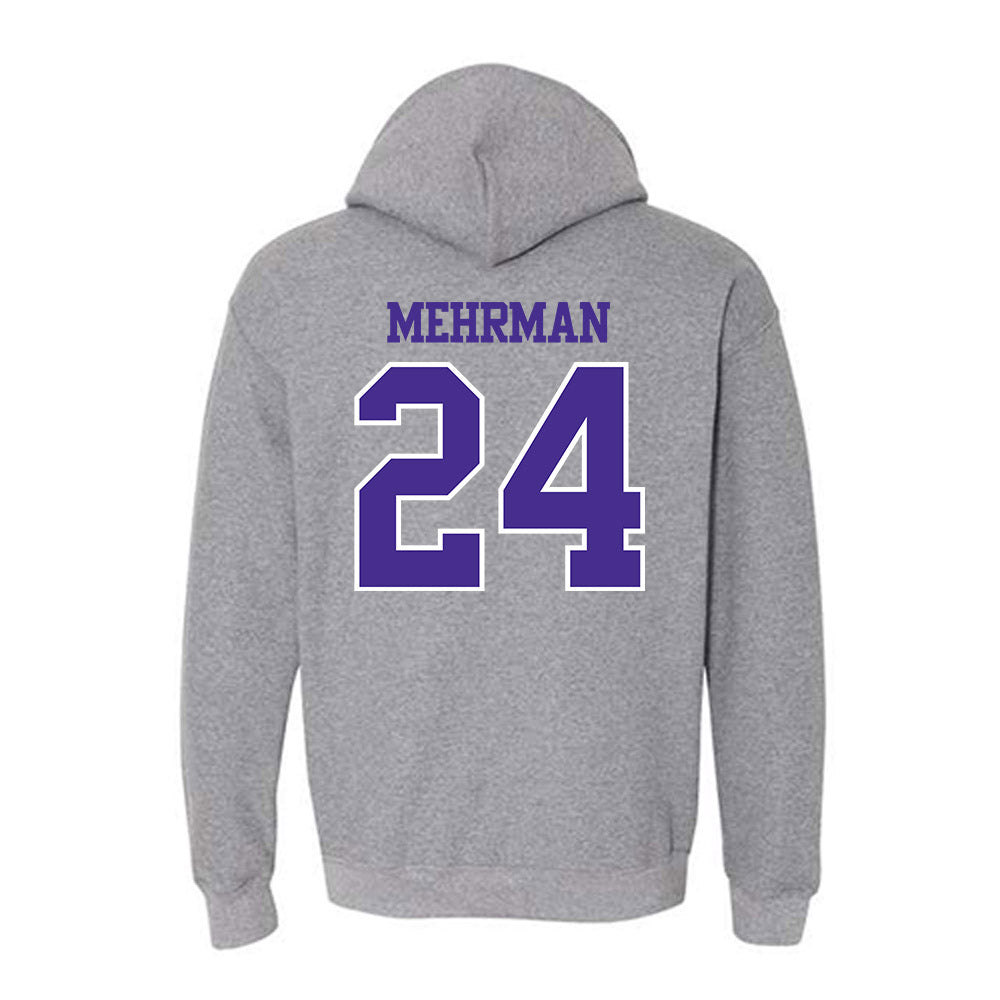 Sioux Falls - NCAA Men's Basketball : Jacoby Mehrman - Classic Shersey Hooded Sweatshirt-1