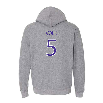 Sioux Falls - NCAA Women's Volleyball : Gretchen Volk - Classic Shersey Hooded Sweatshirt-1