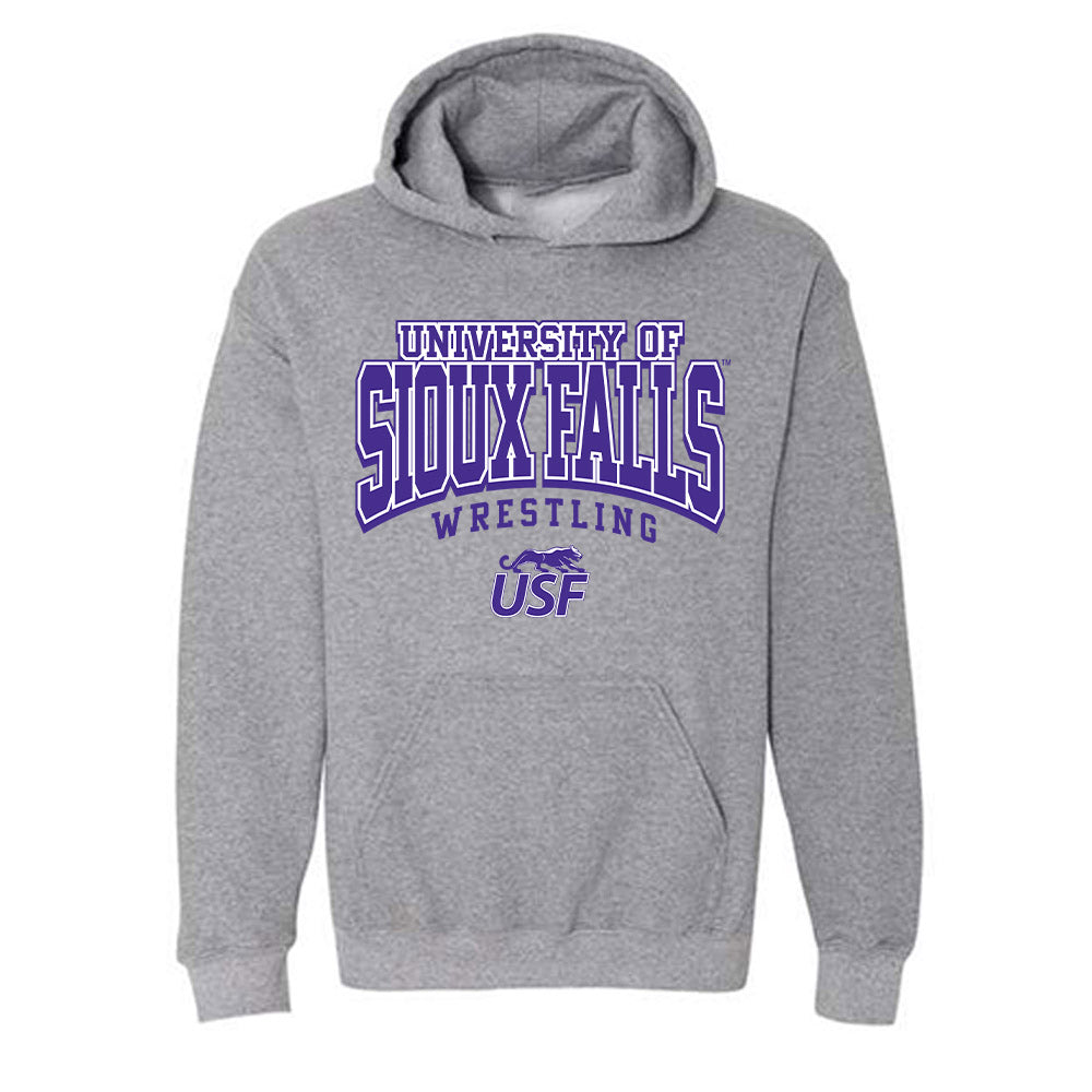 Sioux Falls - NCAA Wrestling : Timothy Lacina - Classic Shersey Hooded Sweatshirt-0