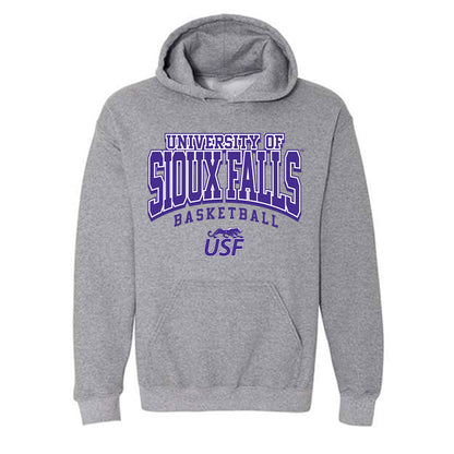 Sioux Falls - NCAA Men's Basketball : Josh Baker - Classic Shersey Hooded Sweatshirt-0