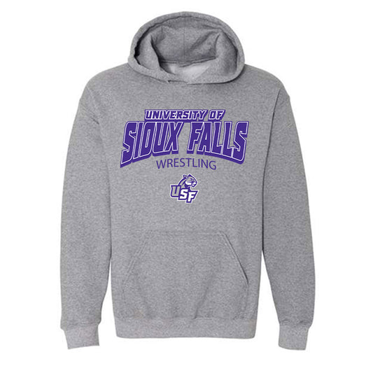 Sioux Falls - NCAA Wrestling : Vinny Mayberry - Classic Shersey Hooded Sweatshirt-0