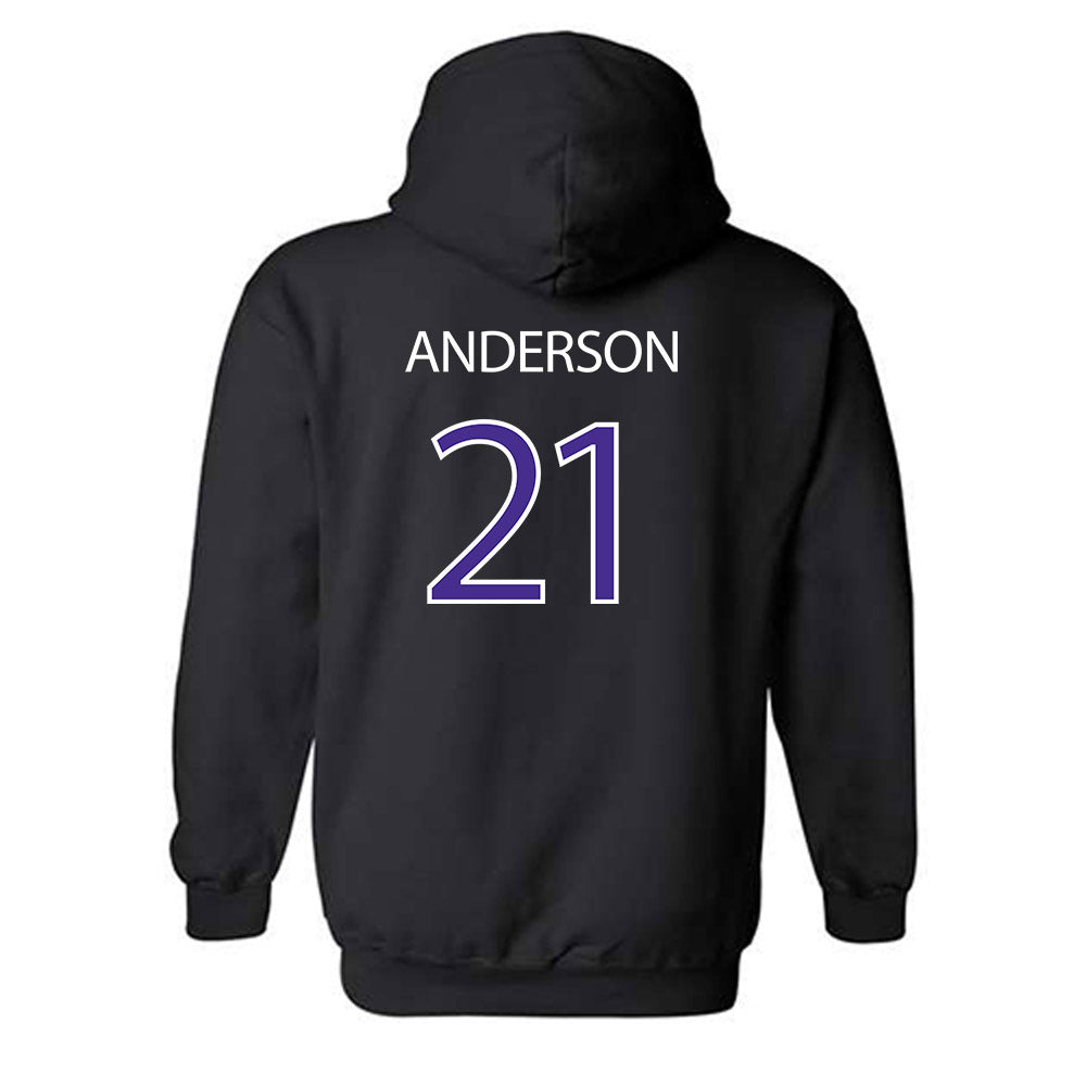 Sioux Falls - NCAA Baseball : Logan Anderson - Classic Shersey Hooded Sweatshirt-1