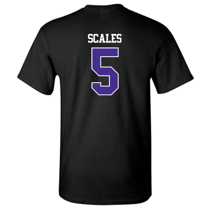 Sioux Falls - NCAA Men's Basketball : Kenji Scales - Classic Shersey T-Shirt-1