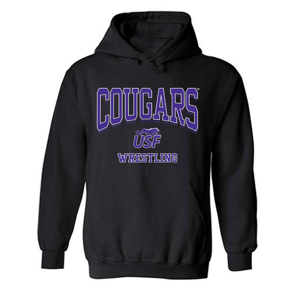 Sioux Falls - NCAA Wrestling : Gabino Vargas - Classic Shersey Hooded Sweatshirt-0