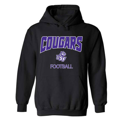 Sioux Falls - NCAA Football : DJ Ironshell - Classic Shersey Hooded Sweatshirt-0