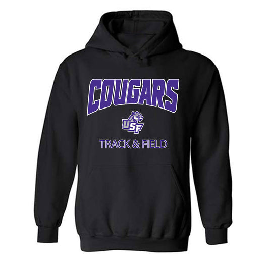 Sioux Falls - NCAA Men's Track & Field : Landen Schmidt - Classic Shersey Hooded Sweatshirt-0
