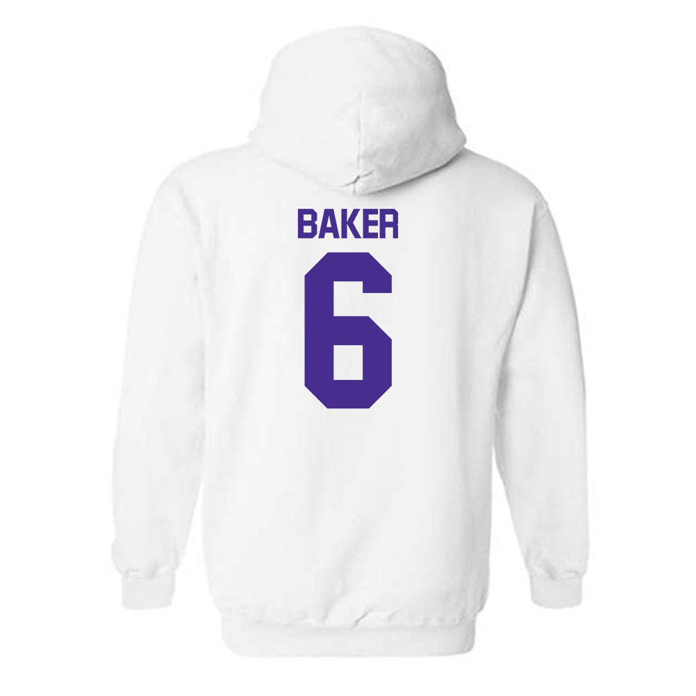 Sioux Falls - NCAA Men's Basketball : Josh Baker - Classic Shersey Hooded Sweatshirt-1