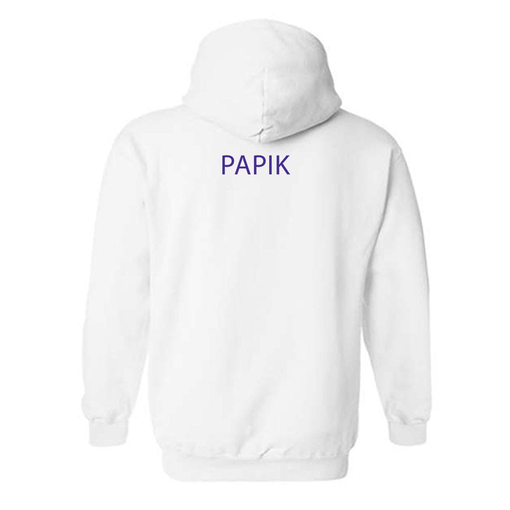 Sioux Falls - NCAA Women's Track & Field : Augusta Papik - Classic Shersey Hooded Sweatshirt-1