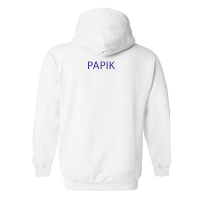 Sioux Falls - NCAA Women's Track & Field : Augusta Papik - Classic Shersey Hooded Sweatshirt-1
