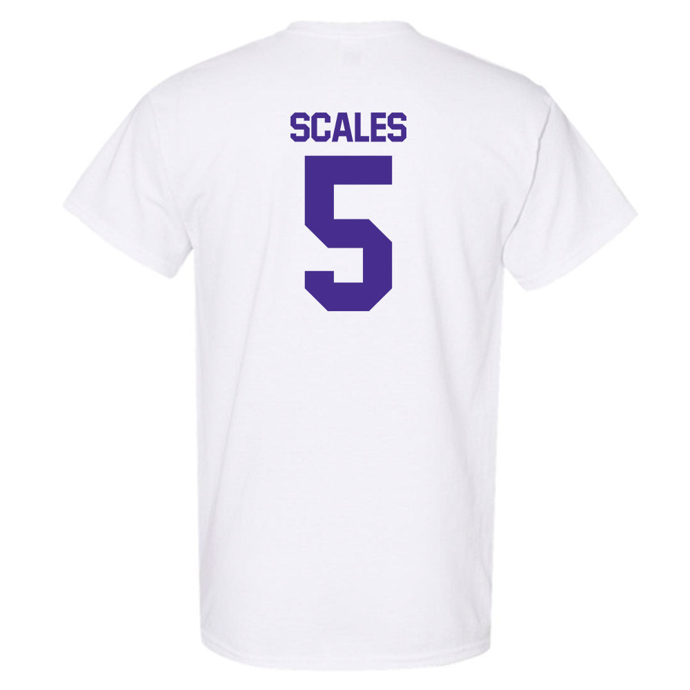 Sioux Falls - NCAA Men's Basketball : Kenji Scales - Classic Shersey T-Shirt-1