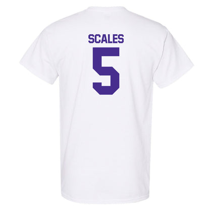 Sioux Falls - NCAA Men's Basketball : Kenji Scales - Classic Shersey T-Shirt-1