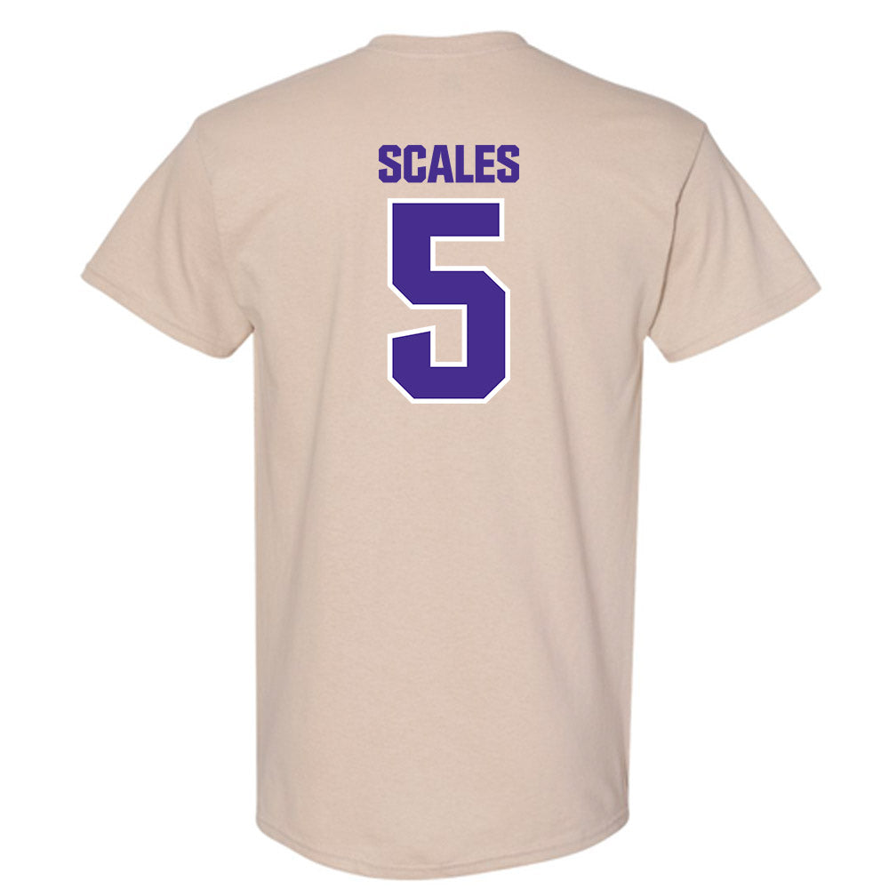 Sioux Falls - NCAA Men's Basketball : Kenji Scales - Classic Shersey T-Shirt-1