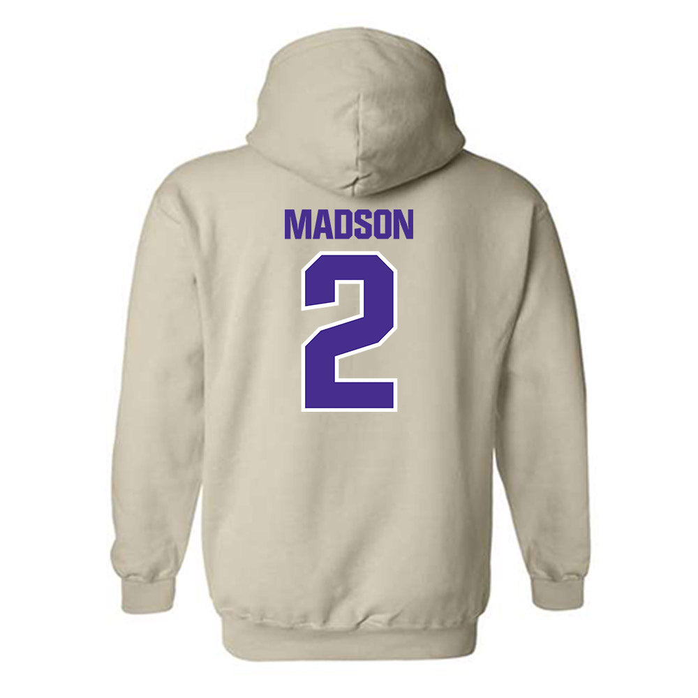 Sioux Falls - NCAA Men's Basketball : Brogan Madson - Classic Shersey Hooded Sweatshirt-1