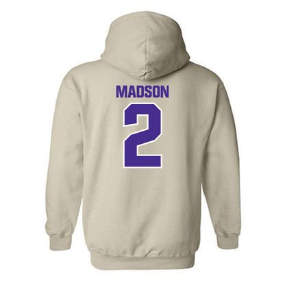 Sioux Falls - NCAA Men's Basketball : Brogan Madson - Classic Shersey Hooded Sweatshirt-1