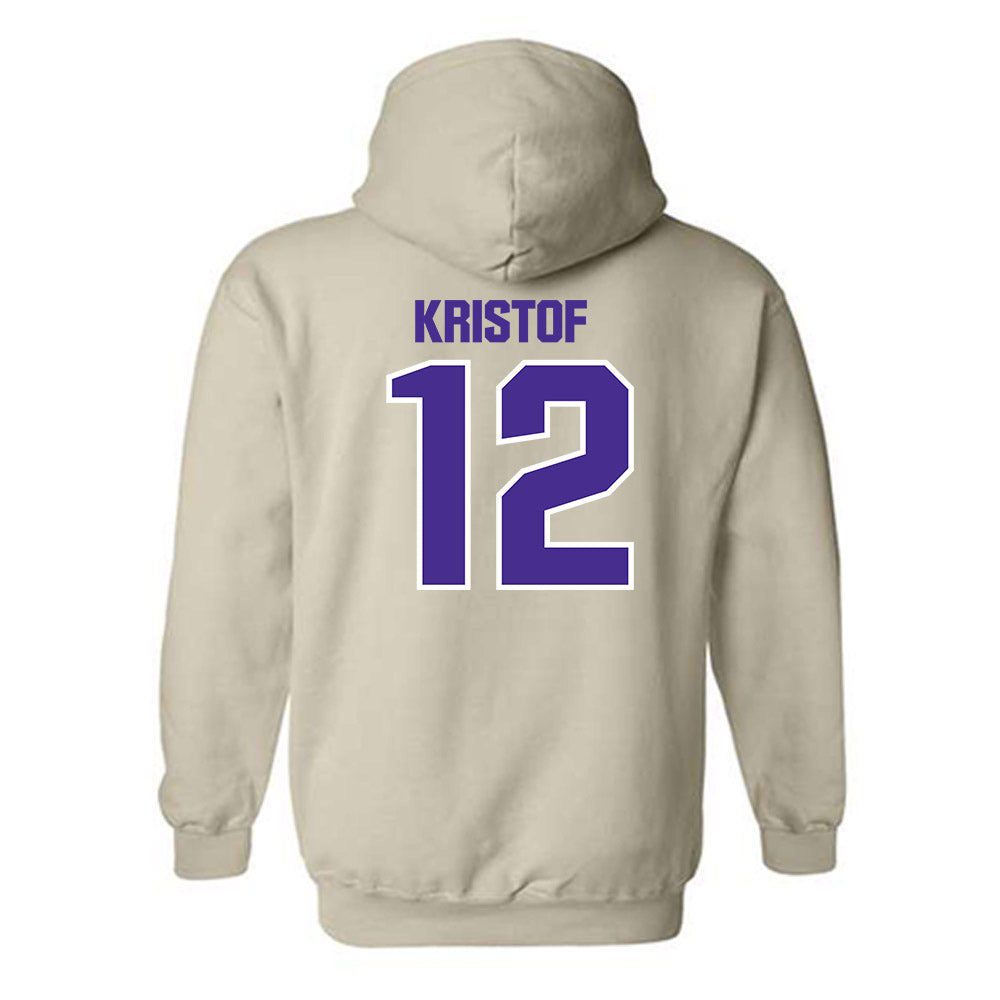 Sioux Falls - NCAA Softball : Emma Kristof - Classic Shersey Hooded Sweatshirt-1