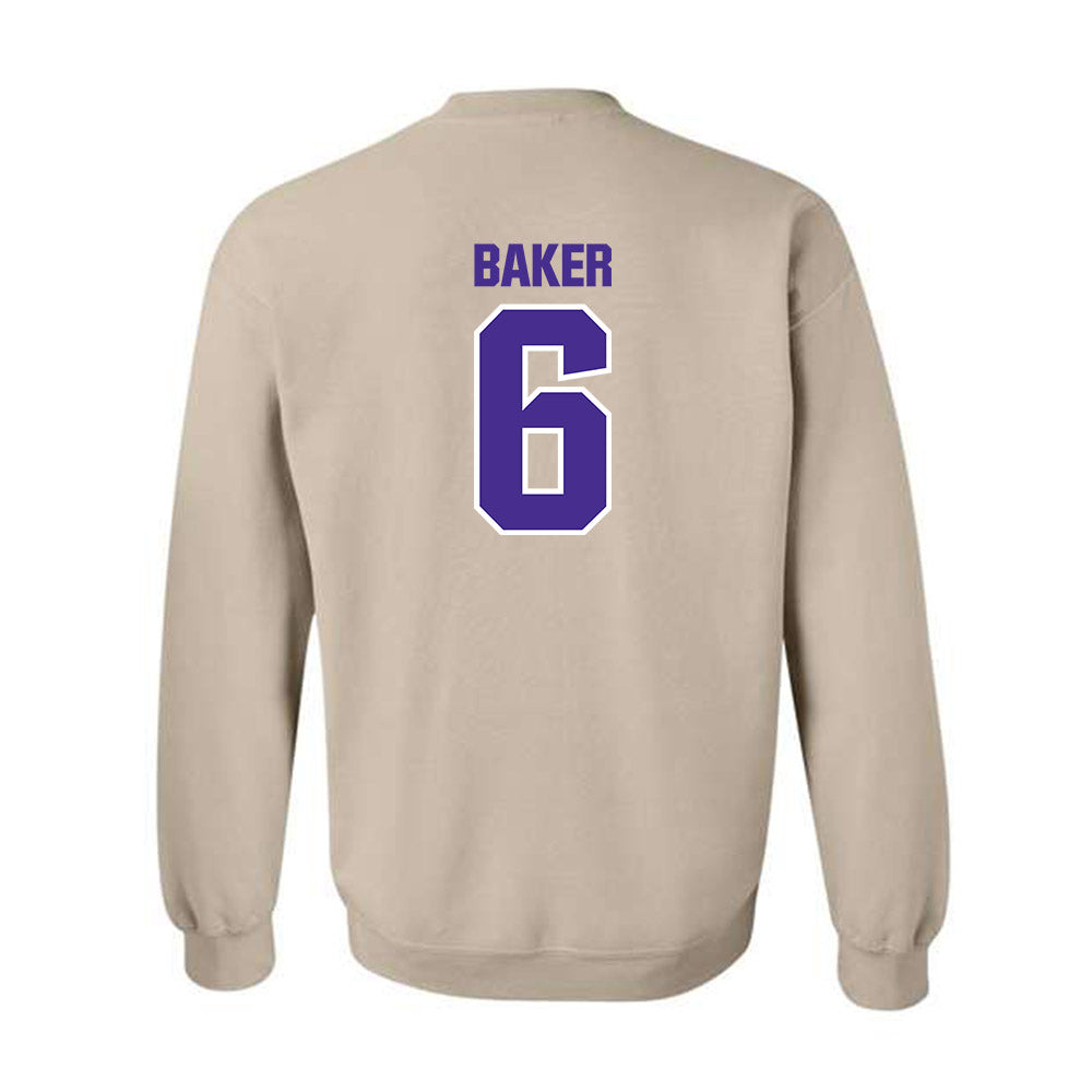 Sioux Falls - NCAA Men's Basketball : Josh Baker - Classic Shersey Crewneck Sweatshirt-1