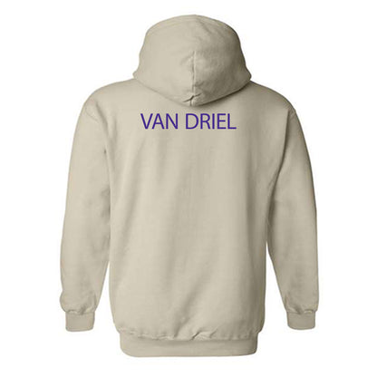 Sioux Falls - NCAA Women's Track & Field : Delanie Van Driel - Classic Shersey Hooded Sweatshirt-1