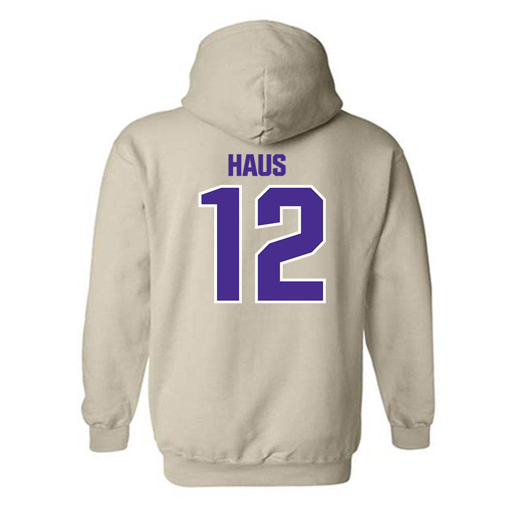 Sioux Falls - NCAA Women's Volleyball : Abigail Haus - Classic Shersey Hooded Sweatshirt-1