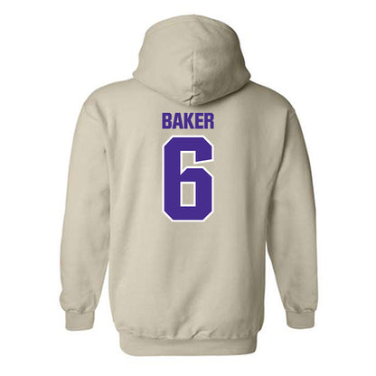 Sioux Falls - NCAA Men's Basketball : Josh Baker - Classic Shersey Hooded Sweatshirt-1