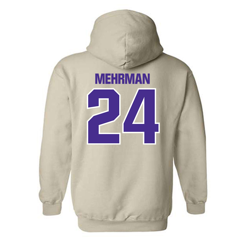 Sioux Falls - NCAA Men's Basketball : Jacoby Mehrman - Classic Shersey Hooded Sweatshirt-1