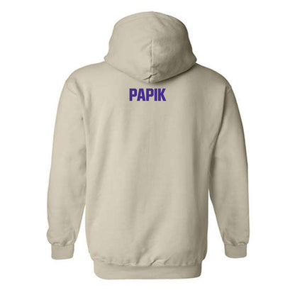 Sioux Falls - NCAA Women's Track & Field : Augusta Papik - Classic Shersey Hooded Sweatshirt-1