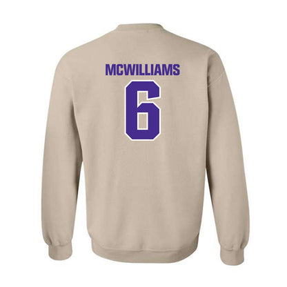 Sioux Falls - NCAA Football : Cain McWilliams - Classic Shersey Crewneck Sweatshirt-1