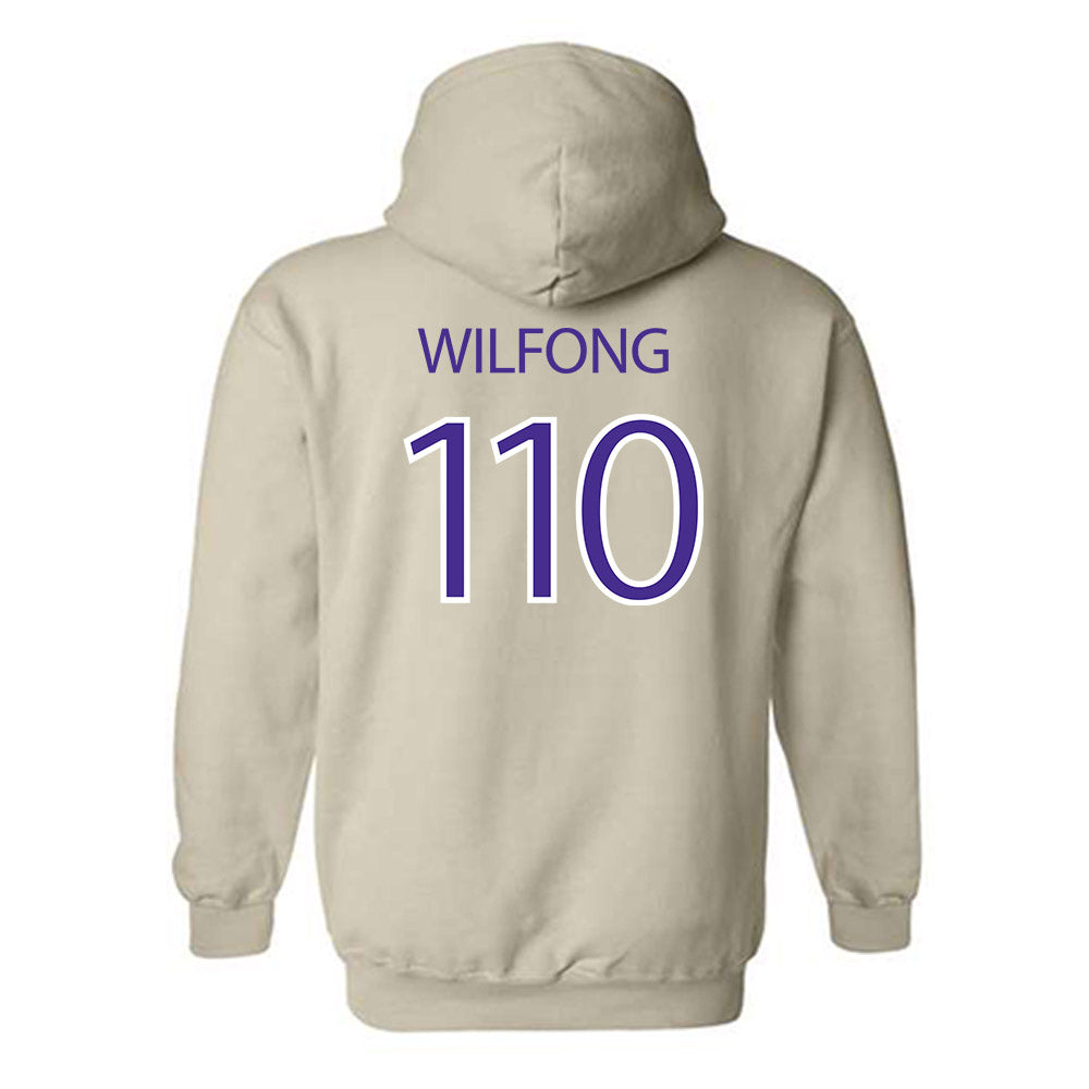 Sioux Falls - NCAA Wrestling : Abby Wilfong - Classic Shersey Hooded Sweatshirt-1