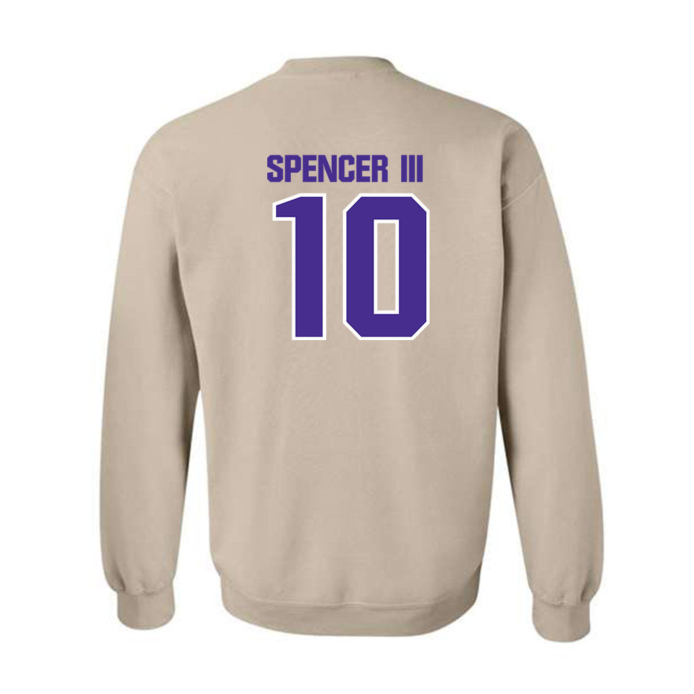 Sioux Falls - NCAA Men's Basketball : James Spencer III - Classic Shersey Crewneck Sweatshirt-1